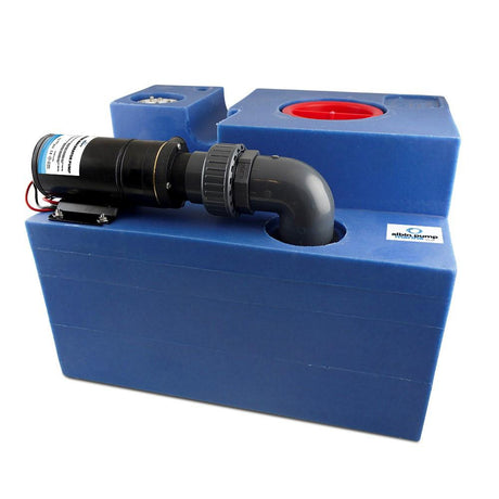 Albin Pump 19 Gallon (72L) Waste Water Tank CPL Macerator - 12V - 03-02-010