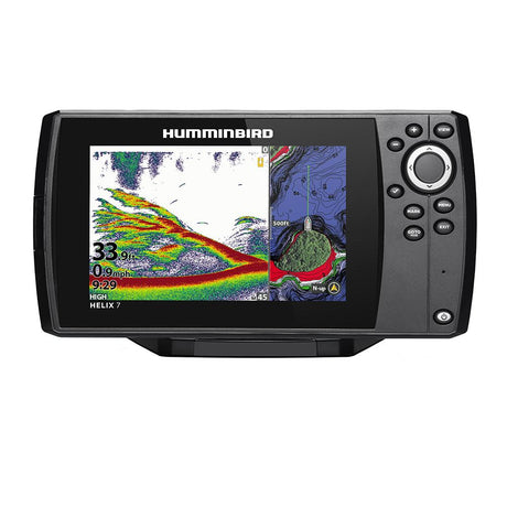 Humminbird - HELIX 7 CHIRP Fishfinder/GPS Combo G3N with Transom Mount Transducer - 411060-1