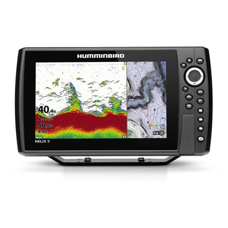 Humminbird - HELIX 9 CHIRP Fishfinder/GPS Combo G3N with Transom Mount Transducer - 410840-1