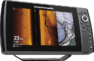 Humminbird - HELIX 10 CHIRP MEGA SI Fishfinder/GPS Combo G3N with Transom Mount Transducer - 410890-1