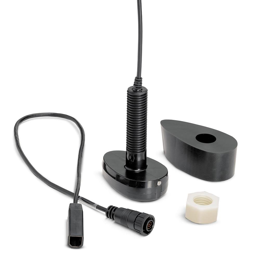 Humminbird XPTH-9-HW-T Dual Spectrum CHIRP Plastic Thru-Hull Transducer w/Temp - 710279-1