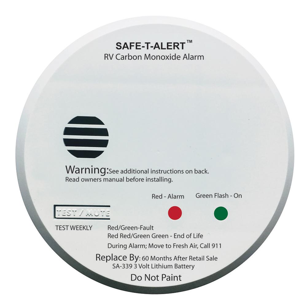 Safe-T-Alert SA-339 White RV Battery Powered CO2 Detector - SA-339-WHT