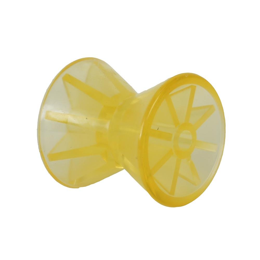 C.E. Smith Bow Roller - Yellow PVC - 4" x 1/2" ID - 29543