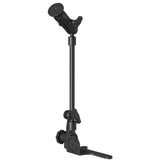 RAM Mount - Universal No-Drill RAM POD HDVehicle Mount with Double Socket Arm & 2.5" Round Base AMPs Hole Pattern - RAM-316-HD-18-202U