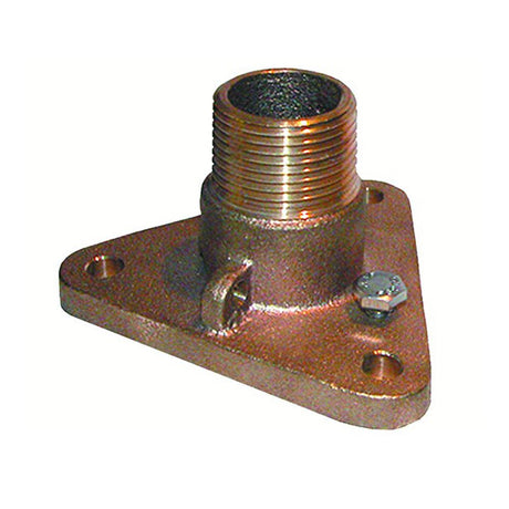 GROCO 3/4" Bronze NPS to NPT Flange Adapter