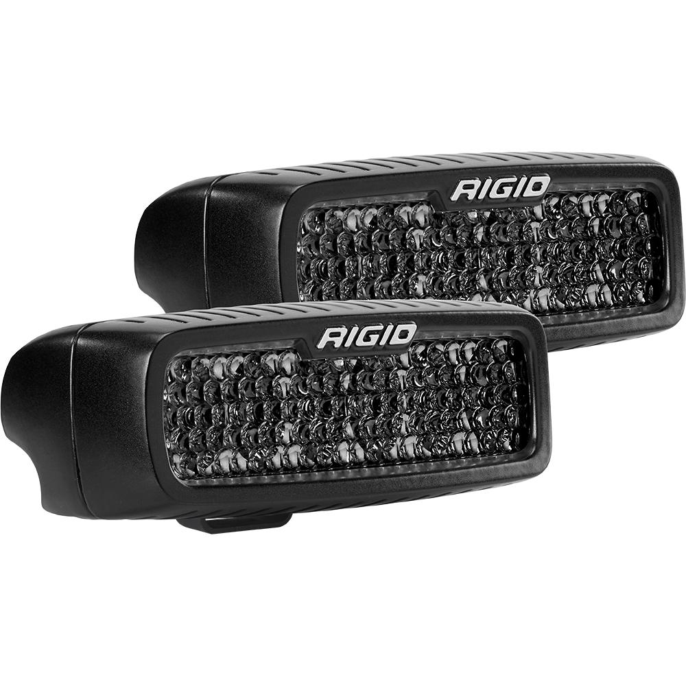 RIGID Industries SR-Q Series PRO Spot Diffused Midnight Surface Mount - Pair - 905513BLK