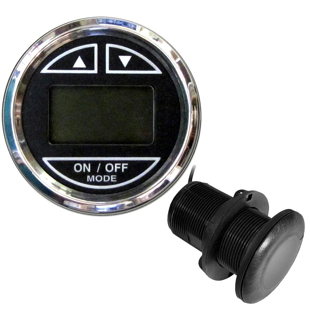 Faria 2" Depth Sounder w/Thru-Hull Transducer - Chesapeake Black - Stainless Steel Bezel - 13795