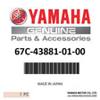 Yamaha - Frame, end - 67C-43881-01-00