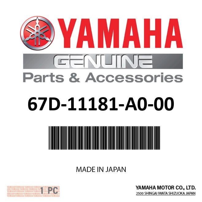 Yamaha - Gasket, cylinder h - 67D-11181-A0-00