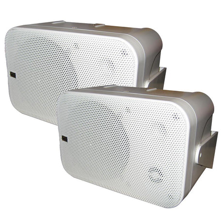 Poly-Planar - Box Speakers - Pair - White - MA9060W