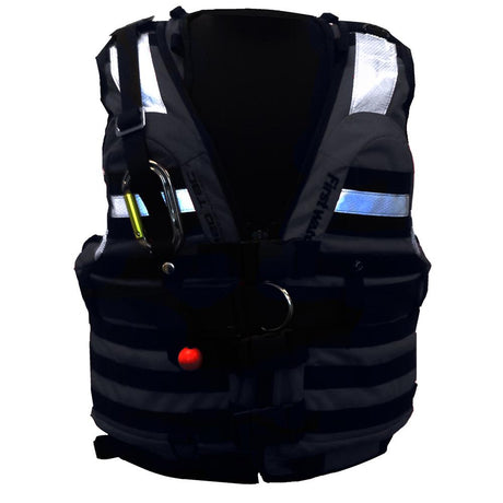 First Watch - HBV-100 High Buoyancy Rescue Vest - X-Large-XXX-Large - Black - HBV-100-BK-XL-3XL