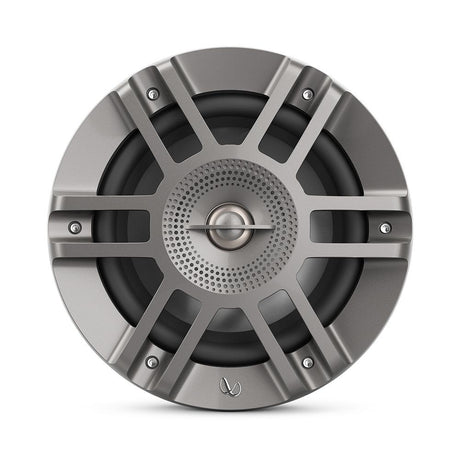 Infinity 6.5" Coaxial Marine RGB Kappa Series Speakers - Pair - Titanium/Gunmetal - KAPPA6125M