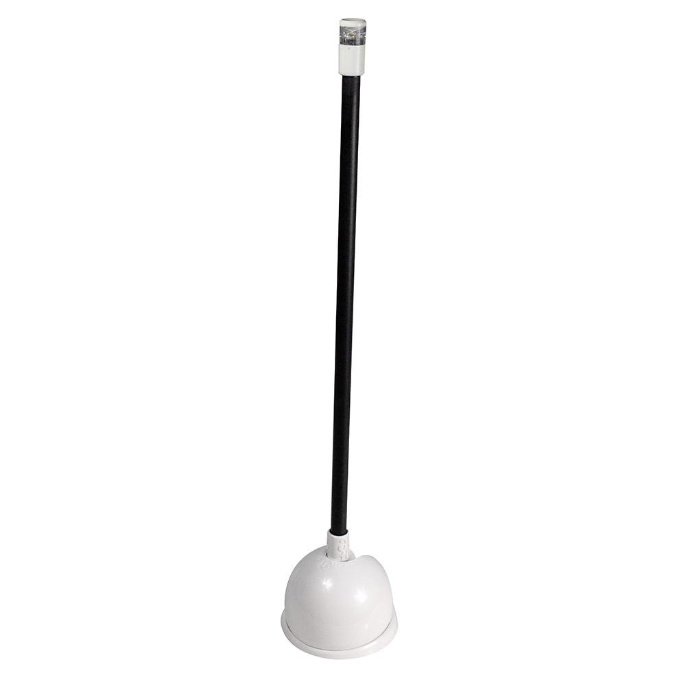 Lumitec Contour Anchor Light - 12" - Black Shaft White Base - 101585