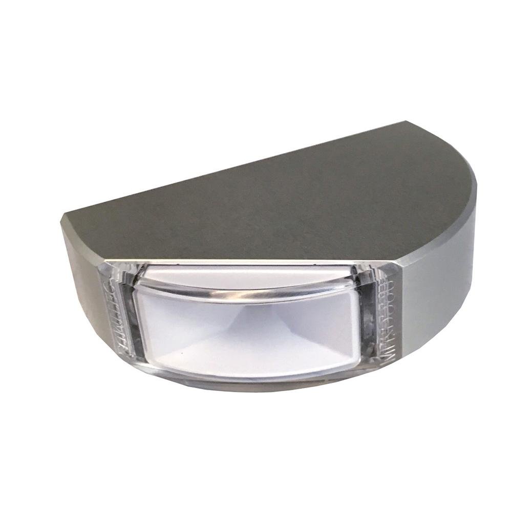 Lumitec Surface Mount Navigation Light - Classic Aluminum - Starboard Green - 101578