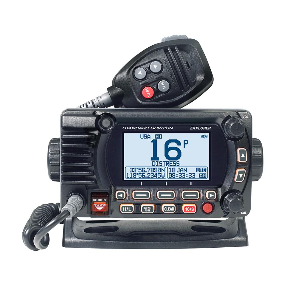 Standard Horizon - GX1800G Fixed Mount VHF with GPS - Black - GX1800GB