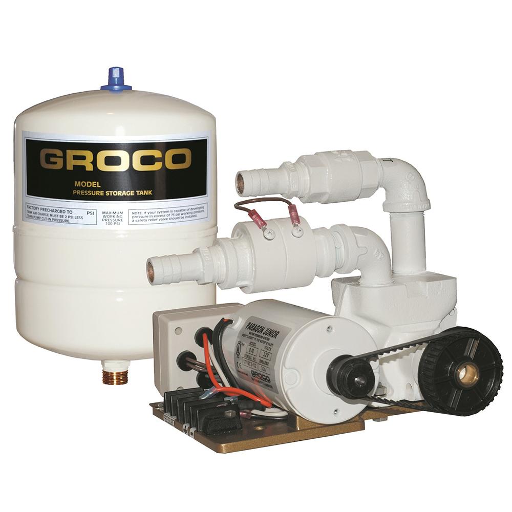 GROCO - Paragon Junior Water Pressure System - 24v - 1 Gallon Tank - 7 GPM - PJR-A 24V