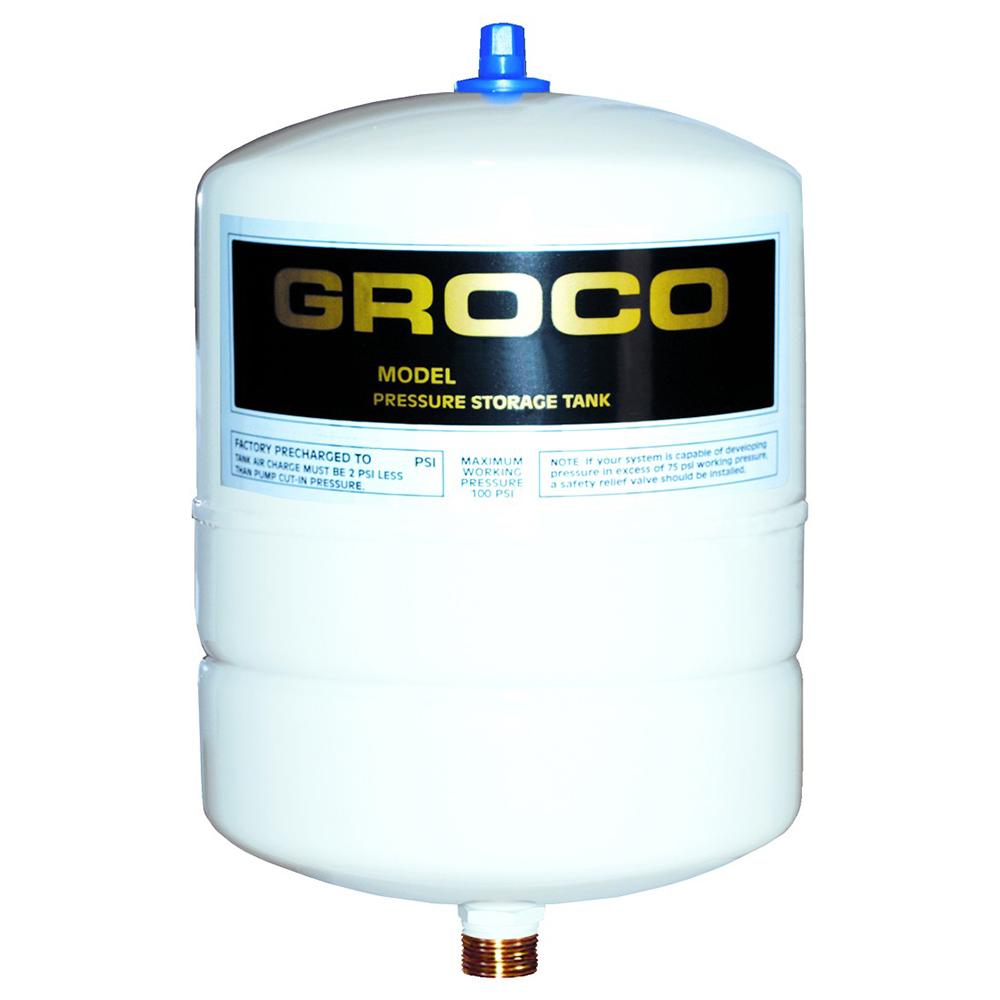 GROCO - Pressure Storage Tank - 0.5 Gallon Drawdown