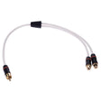FUSION Performance RCA Cable Splitter - 1 Male to 2 Female - .9' - 010-12622-00