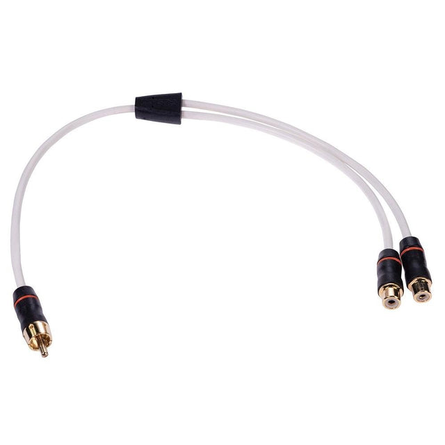 FUSION Performance RCA Cable Splitter - 1 Male to 2 Female - .9' - 010-12622-00