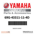 Yamaha - Bracket, swivel 1 - 69G-43311-11-4D