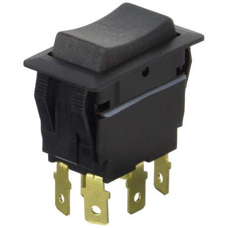 Cole Hersee Sealed Rocker Switch Non-Illuminated DPDT On-Off-On 6 Blade - 58027-07-BP