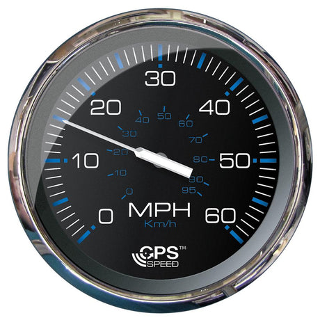 Faria 5" Speedometer (60 MPH) GPS (Studded) Chesapeake Black w/Stainless Steel - 33761