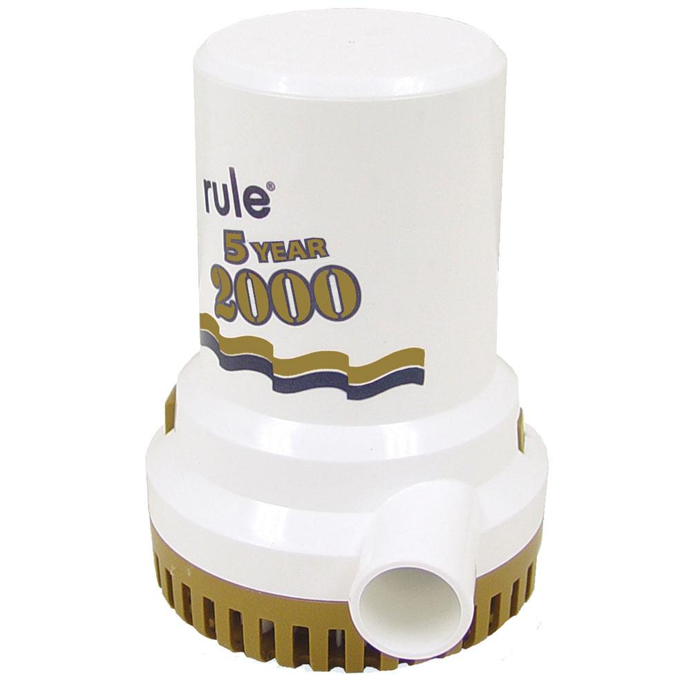 Rule 2000 G.P.H. "Gold Series" Bilge Pump - 09