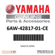 Yamaha - Lever, clamp 3 - 6AW-42817-01-CE