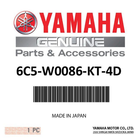 Yamaha - Tiller handle kit f50~f60 2005 - 6C5-W0086-KT-4D
