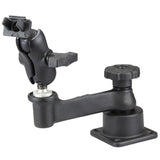 RAM Mount - Horizontal Swing Arm Mount for Lowrance Elite-5 Series - RAM-109H-2B-B-LO11