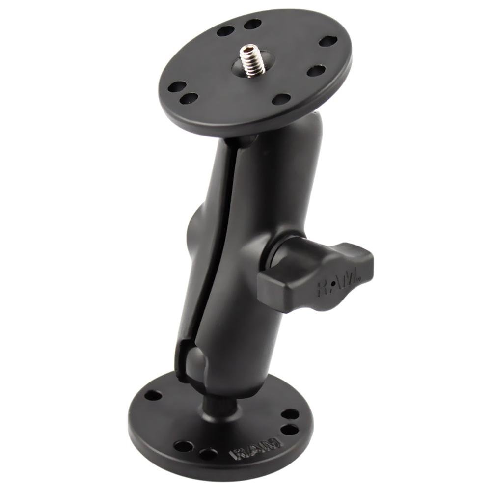 RAM Mount - Double Ball Mount with 1/4"-20 Male Thread - RAM-B-101AU