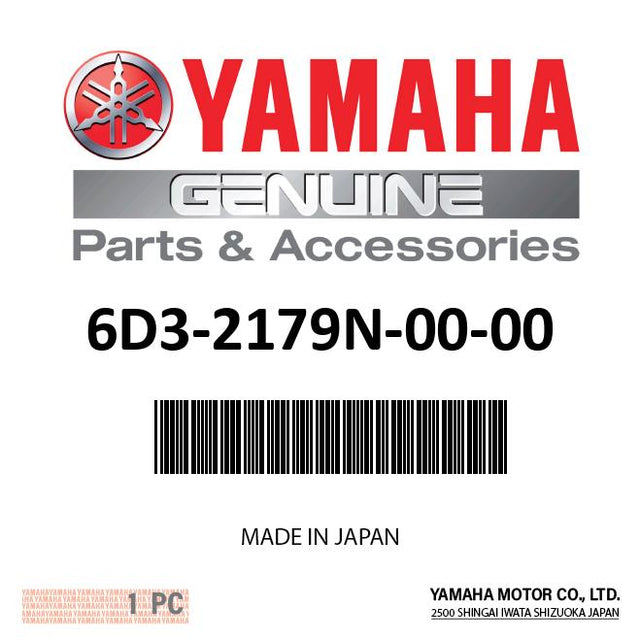 Yamaha - Plate, epa 2(california) - 6D3-2179N-00-00