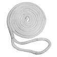 New England Ropes 1/2" x 25 Nylon Double Braid Dock Line - White