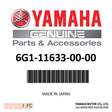 Yamaha - Pin,piston - 6G1-11633-00-00