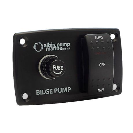 Albin Pump 3-Way Bilge Panel - 12/24V - 01-66-027