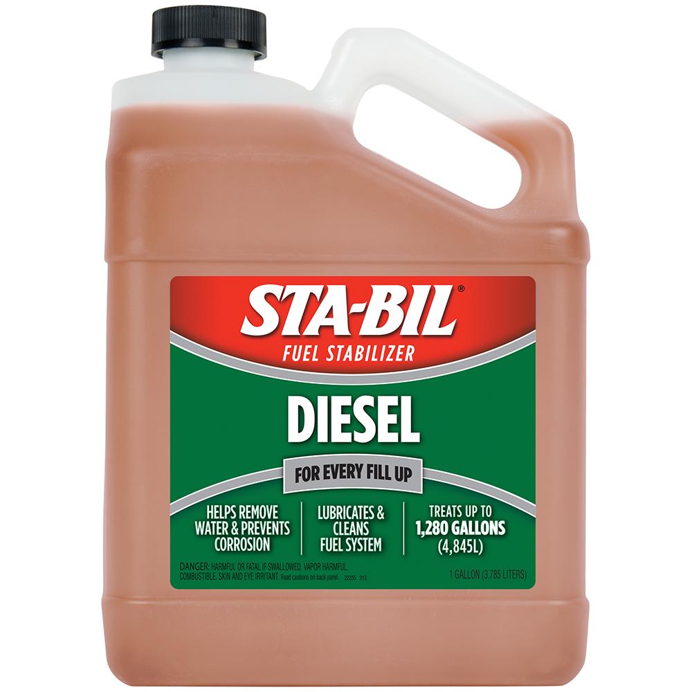 STA-BIL - Diesel Formula Fuel Stabilizer & Performance Improver - 1 Gallon - 22255