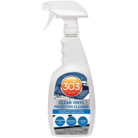 303 Products - 303 Clear Vinyl Protective Cleaner, part of the PartsVu boat cleaner spray, bilge cleaner, stain remover & degreaser collection