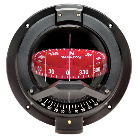 Ritchie - Navigator Compass - Bulkhead Mount - Black - BN-202