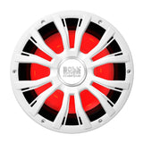 Boss - Audio MRG10W 10" Marine 800W Subwoofer with Multicolor Lighting - White - MRGB10W