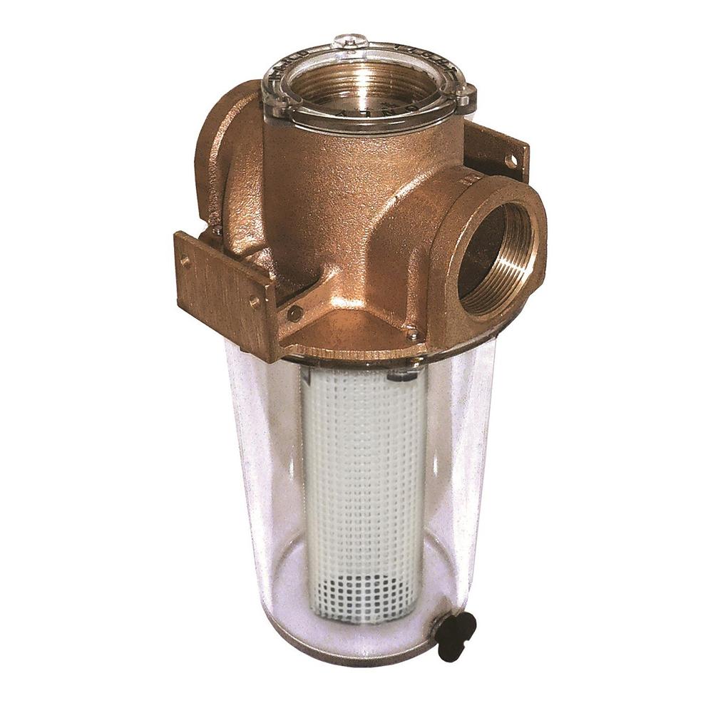 Groco - ARG Raw Water Strainer With Plastic Basket - Bronze - 2-1/2" - ARG2500P