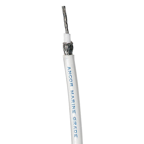 Ancor RG 8X White Tinned Coaxial Cable - 250&#39; - 151525