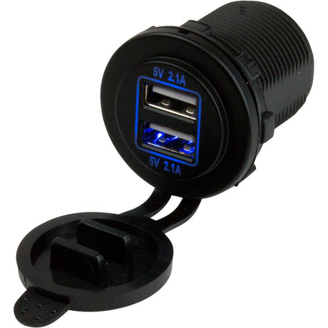 Sea-Dog Dual USB Power Socket - 426515-1
