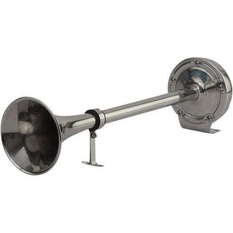 Sea-Dog Line - Maxblast 5 Amp 118 DB 12V Single 16" Trumpet Horn Stainless & Molded Motor Housing - 4315101