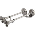 Sea-Dog Line - Maxblast 10 Amp 123 DB 12V Dual 18-1/4" Trumpet Horn Stainless & Molded Motor Housing - 4315201