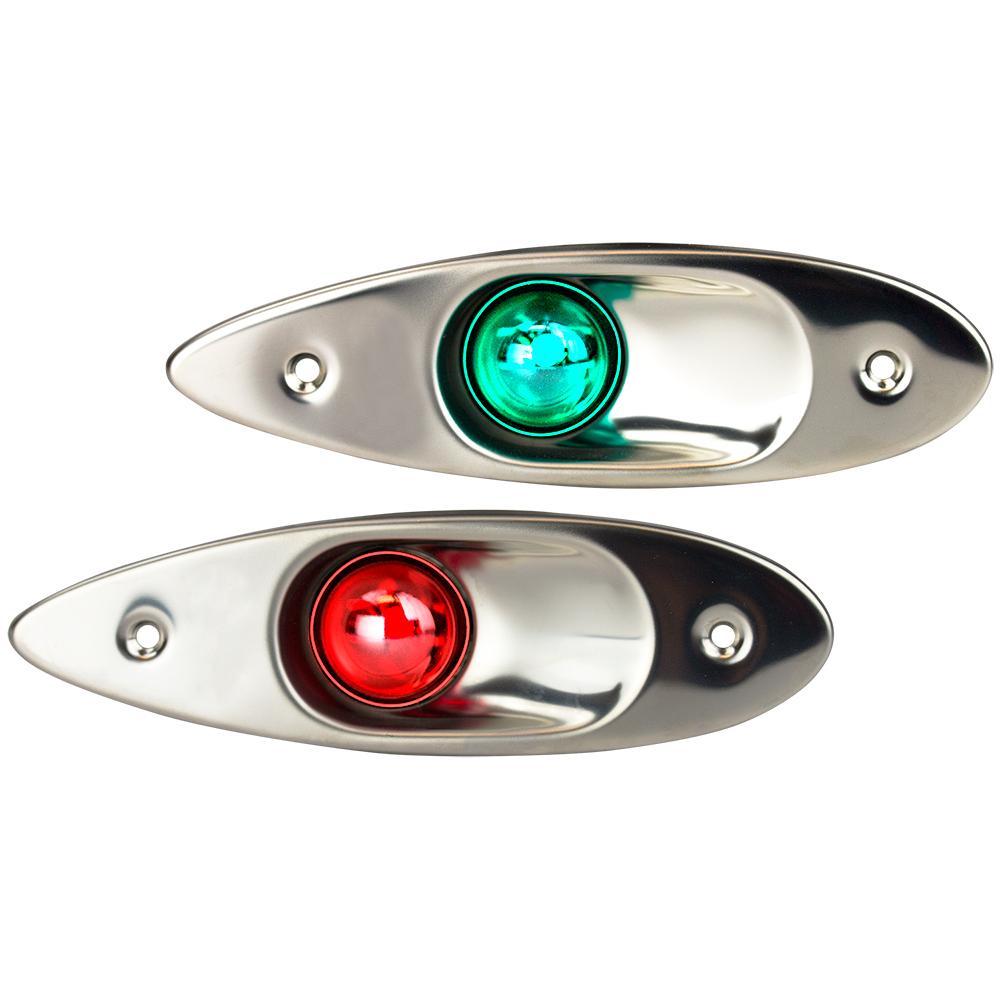 Sea-Dog Stainless Steel Flush Mount Side Lights - 400180-1