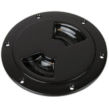 Sea-Dog Line - Quarter-Turn Deck Plate - Black - 3361551