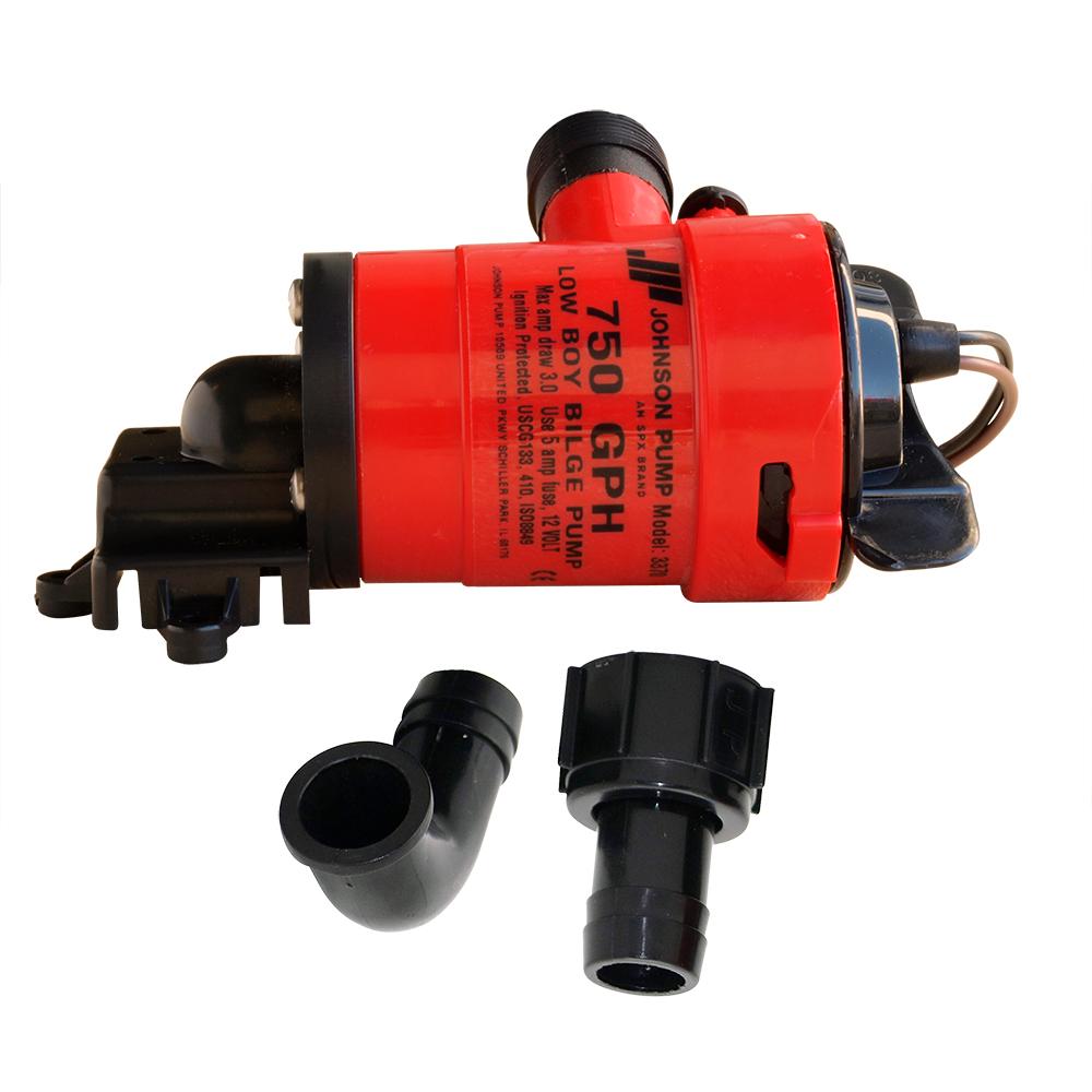 Johnson Pump - 750 GPH Low Boy Bilge Pump, 12V - 33703