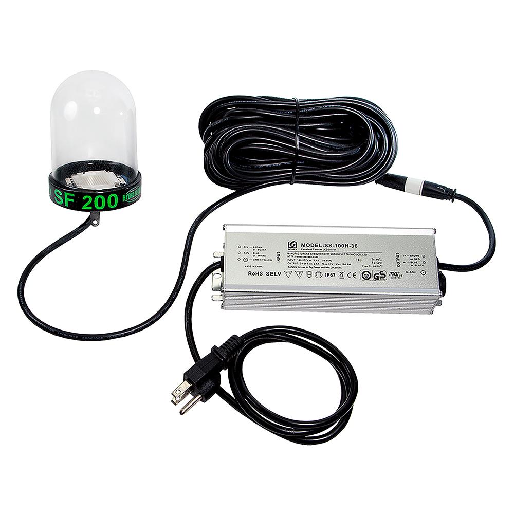 Hydro Glow LED Underwater Dock Light - 200W - 50&#39; Cord - White - SF200W