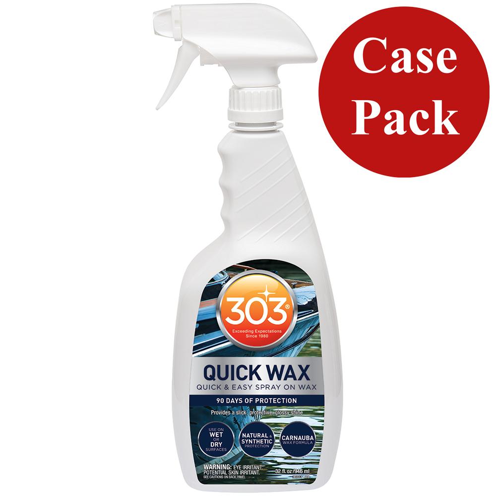 303 Products - Marine Quick Wax with Trigger Sprayer - 32oz *Case of 6* - 30213CASE