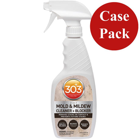 303 Products - Mold & Mildew Cleaner & Blocker with Trigger Sprayer - 16oz *Case of 6* - 30573CASE